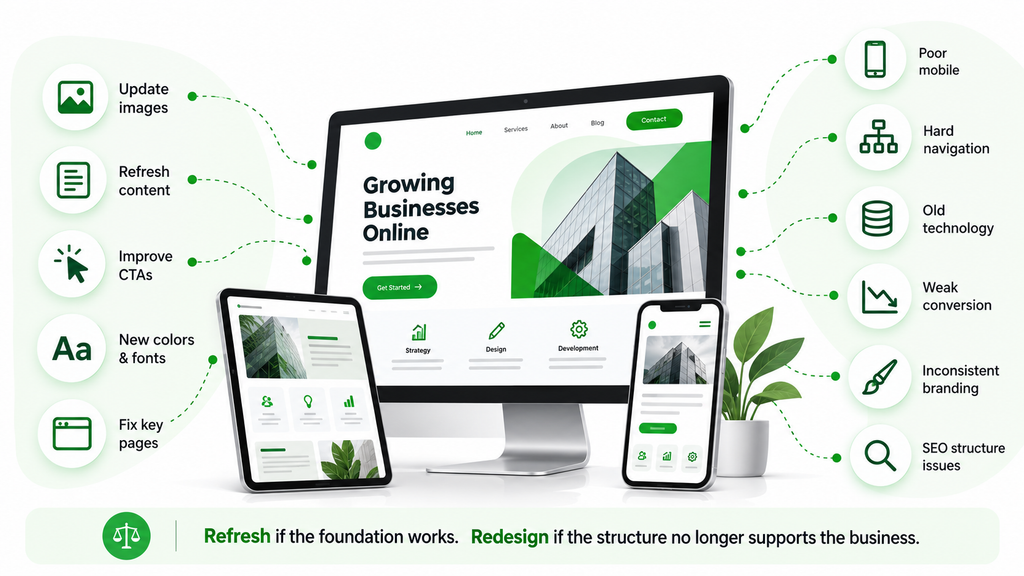 Before Redesigning, Ask Whether the Website Still Supports the Business