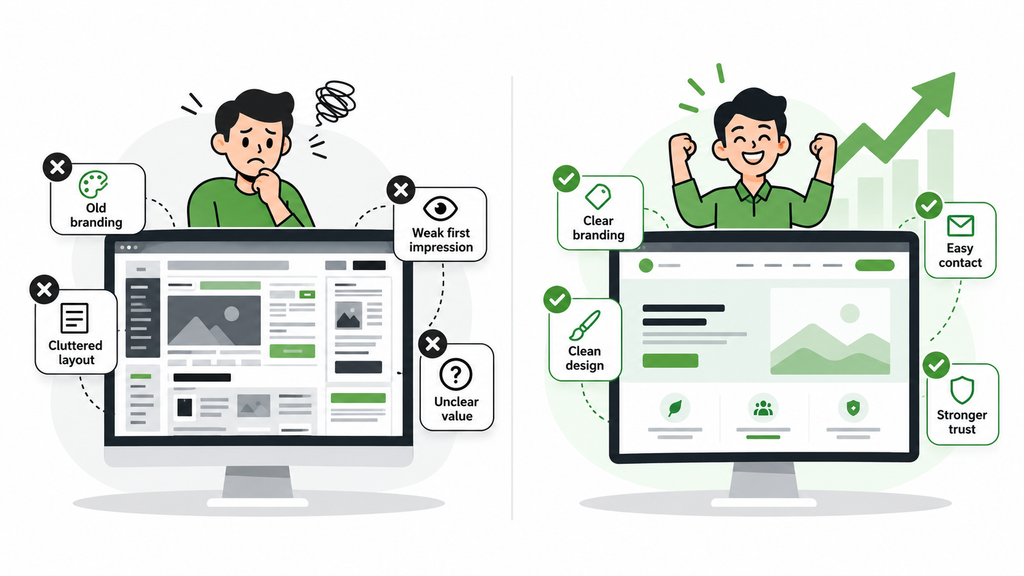 Your Website No Longer Represents What the Business Offers